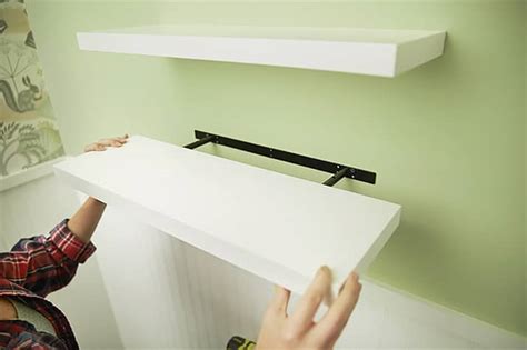 installing floating shelves in drywall